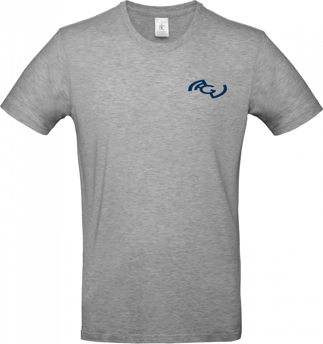 B&C - Nærum Gymnasium T-Shirt Herre M. Ryglogo - Sport Grey