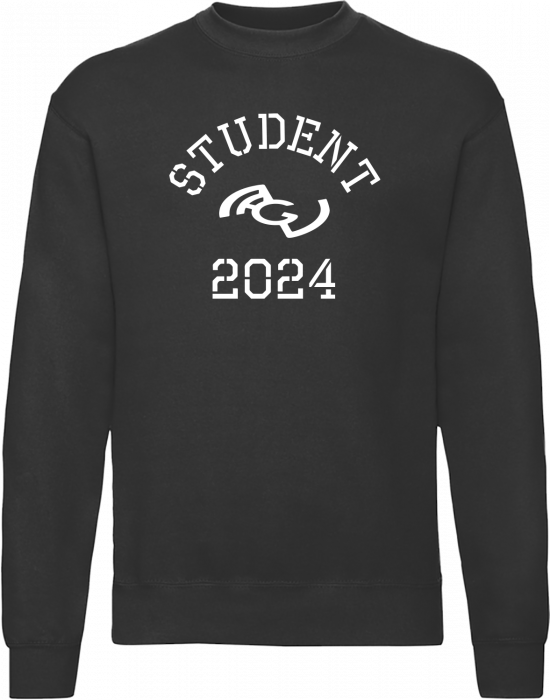 Fruit of the loom - Nærum Gymnasium Student Sweatshirt 2024 - Black